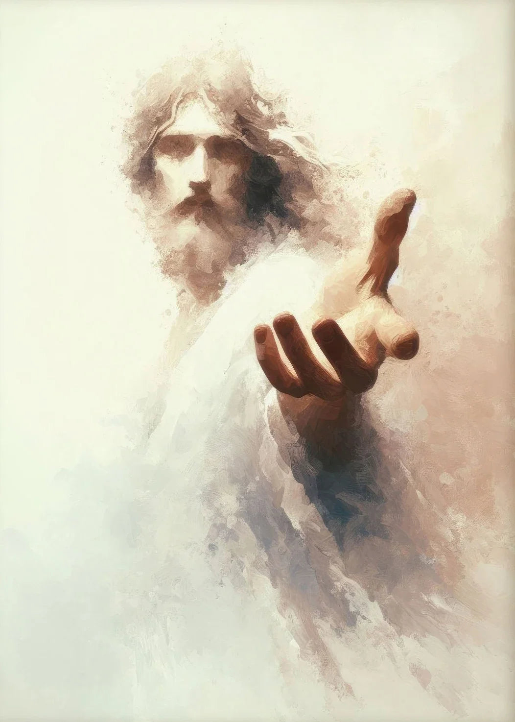 Jesus Lion on Walk Water Christianity Posters Wall Art Pictures Canvas Painting Living Room Bedroom Home Decor Religious Gifts