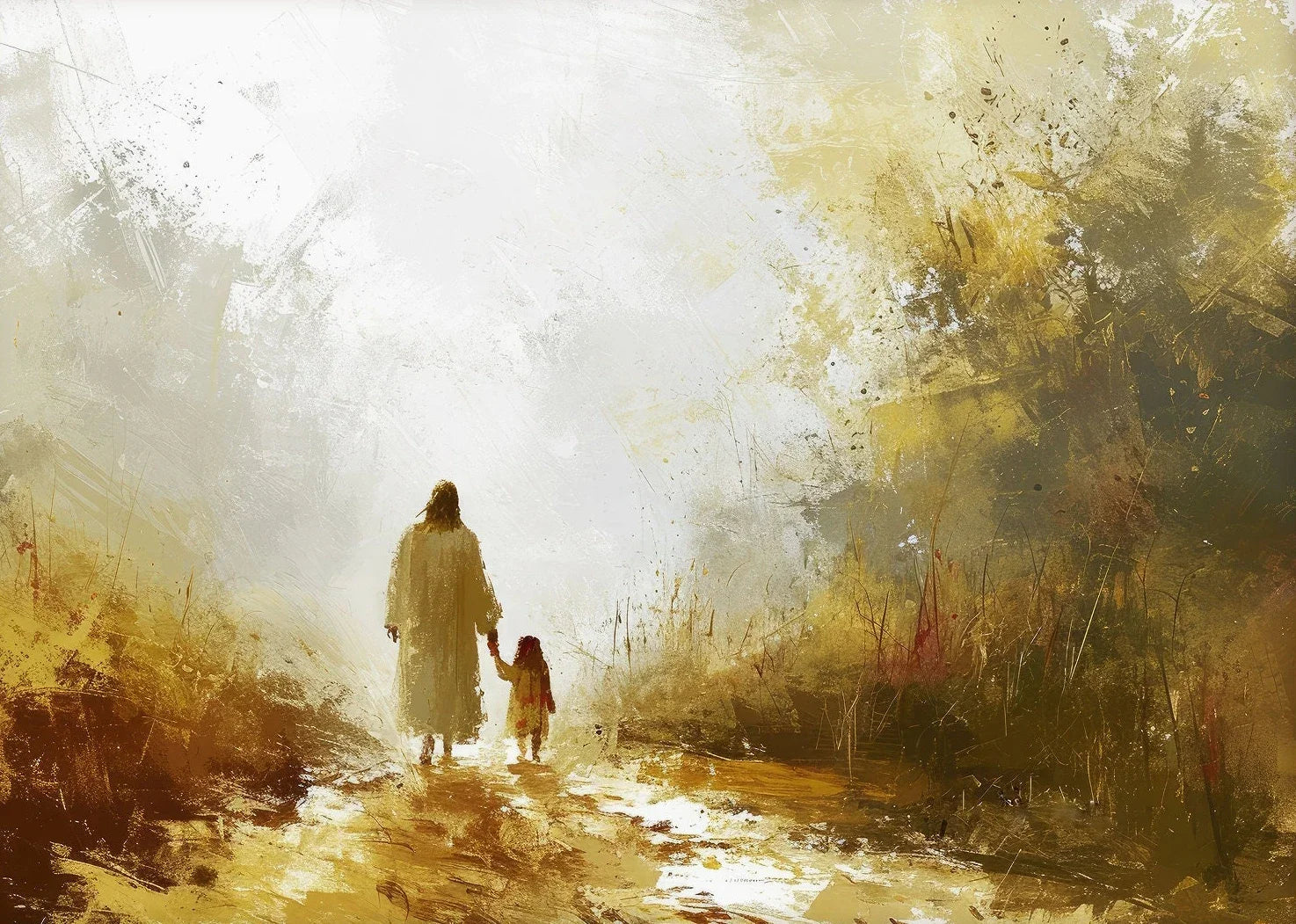 Jesus Lion on Walk Water Christianity Posters Wall Art Pictures Canvas Painting Living Room Bedroom Home Decor Religious Gifts